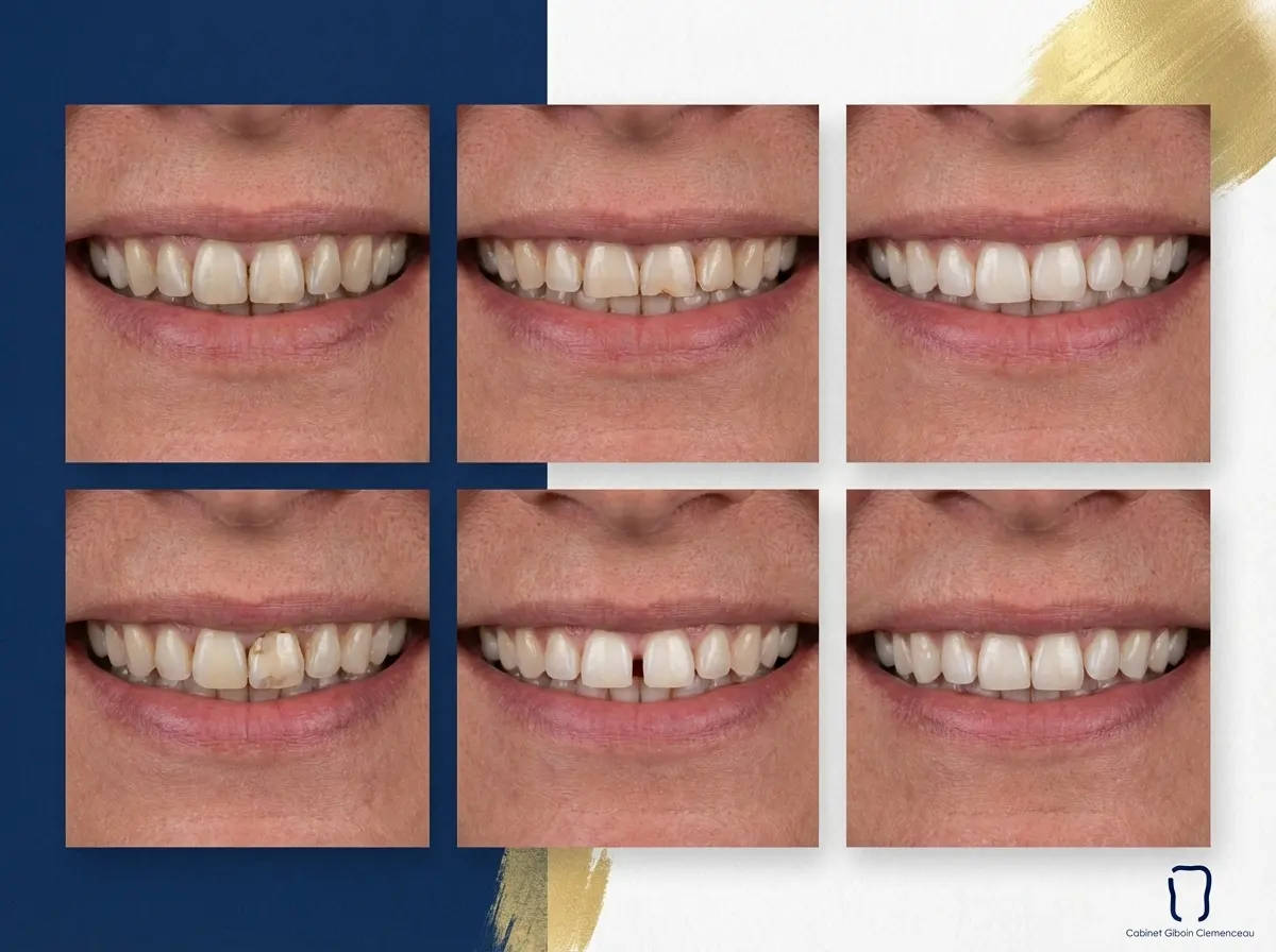 problème dent alignement teinte harmonie