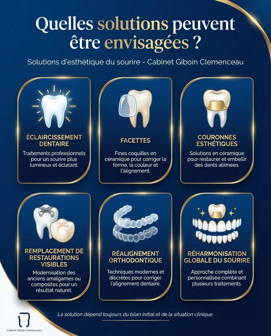 Solution esthétique du sourire